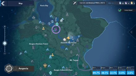 South Seventh Day Forest Coordinates