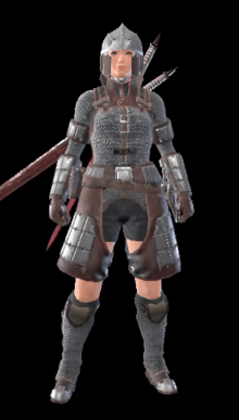 Chainmail Layered Armor F