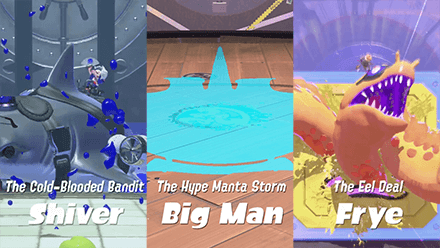 Splatoon 3 Idol Bosses