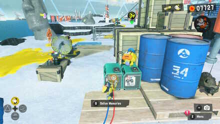 Look for the Zapfish plushie at the Squid Sisters Camp