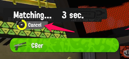 Splatoon 3 Hold - To Cancel