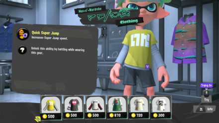 Splatoon 3 - Quick Super Jump Gear