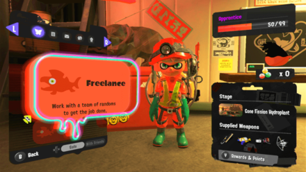 Splatoon 3 - Salmon Run Freelance Job