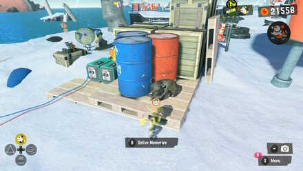 find the bear near the squid sisters camp