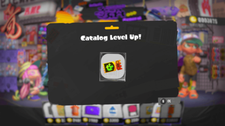 Splatoon 3 - Catalog Food Ticket Reward
