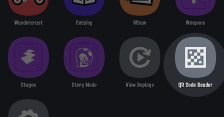 Splatoon 3 - Select QR Code Reader in the SplatNet 3 Screen