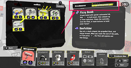 Splatoon 3 - Weapons Freshness