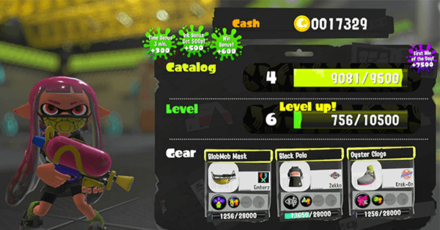 Splatoon 3 - Catalog First Win Bonus