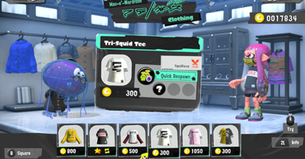 Splatoon 3 - Shop Items