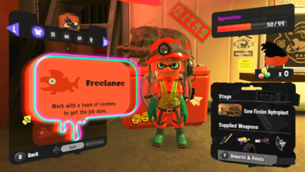 Splatoon 3 - Rank Up by Doing Freelance Jobs