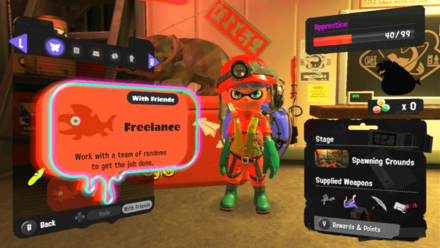 Splatoon 3 - Start a Freelance Job with Friends