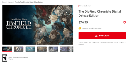 DioField Chronicle - No Early Access