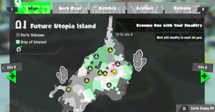 Splatoon 3 - Become One with Your Smallfry Map