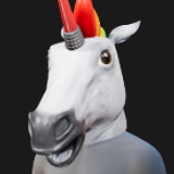 Mask, Unicorn Rainbow