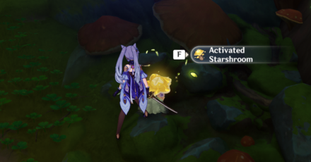 Genshin - Apply Electro to get Activated Starshroom