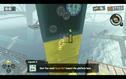 Squid Surges can also be used to jump across platforms.
