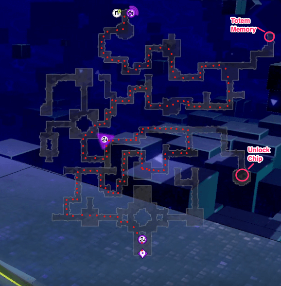 Soul Matrix Saizo Sector 1F Map