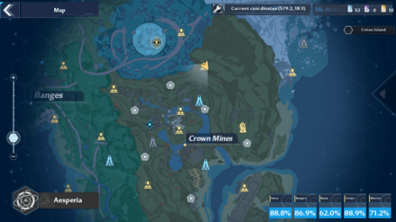 Spacerift Northern Mountains Map View
