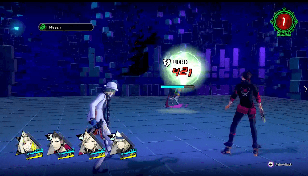 Dionysus is Weak to Force Damage Soul Hackers 2