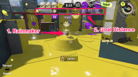 Splatoon 3 - Rainmaker User Interface 1