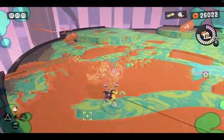 Create a barrier of ink on a raised platform