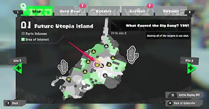 Splatoon 3 - What Caused the Big Bang YOU location