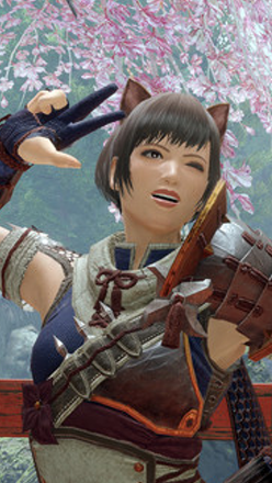 Felyne Ears Layered Armor Piece (Hunter)