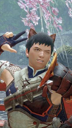 Felyne Ears Layered Armor Piece (Hunter)