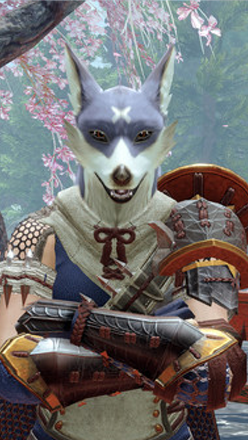 Canyne Mask Layered Armor Piece (Hunter)