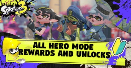Splatoon 3 All HeroMode Rewards and Unlcoks