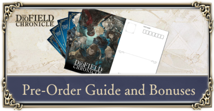 The DioField Chronicle - Pre-Order Guide
