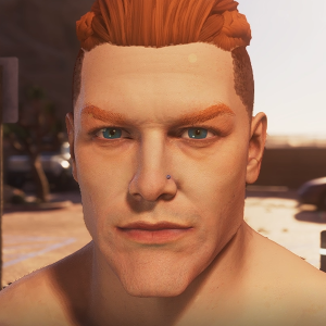 Nostril Piercing Left, High