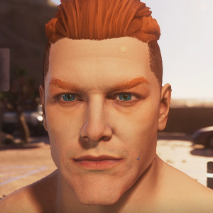 Cheek Piercing, Left