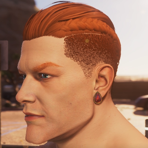 Ruby Teardrop Earring