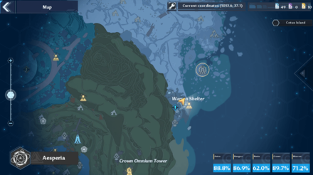Warren Cooker 3 Map View in Warren Shelter