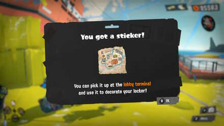 You get stickers for each site that is completely surveyed