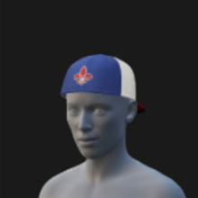 Baseball Cap, Saints, Reverse 