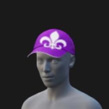 Baseball Cap, Saints Fleur