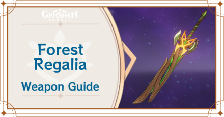 Genshin Impact - Forest Regalia Claymore