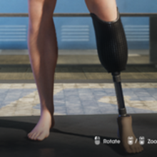 No Shell 2, Left Leg