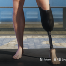 No Shell 1, Left Leg