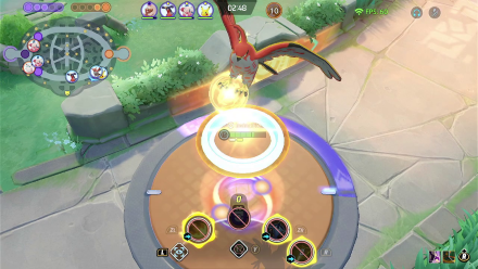 Pokemon UNITE - Talonflame Scoring a Goal