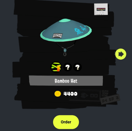 Splatoon SplatNet 3 Order Gear