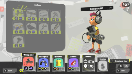Splatoon 3 - Equip Your Favorite Gear