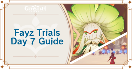 Genshin - Fayz Trials Day 7 Guide for Turbulent Reactions