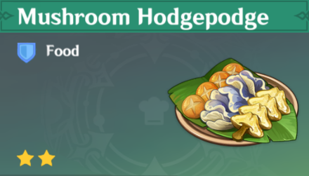 Genshin Impact - How to Get Mushroom Hodgepodge Recipe and Effects
