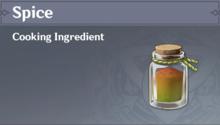 Genshin Impact - How to Get Spice and Effects