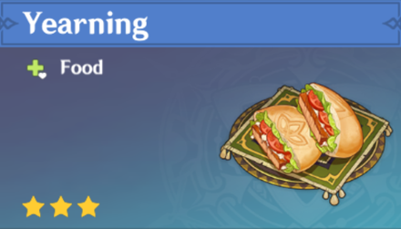 Genshin Impact - How to Get Yearning and Effects