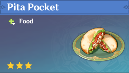 Genshin Impact - How to Get Pita Pocket and Effects