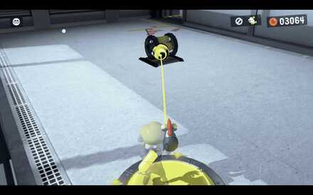 Stand on the pad and toss smallfry on the wheel